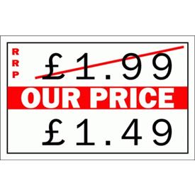 Price Gun Label