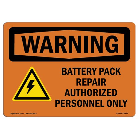 Battery Warning Label