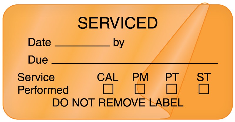 Electrical Service Label