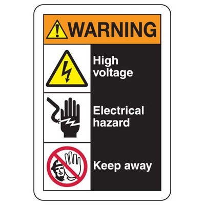 High Voltage Label